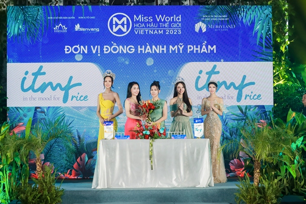 Mỹ phẩm thuần dưỡng ITMF đồng hành cùng Miss World Việt Nam 2023